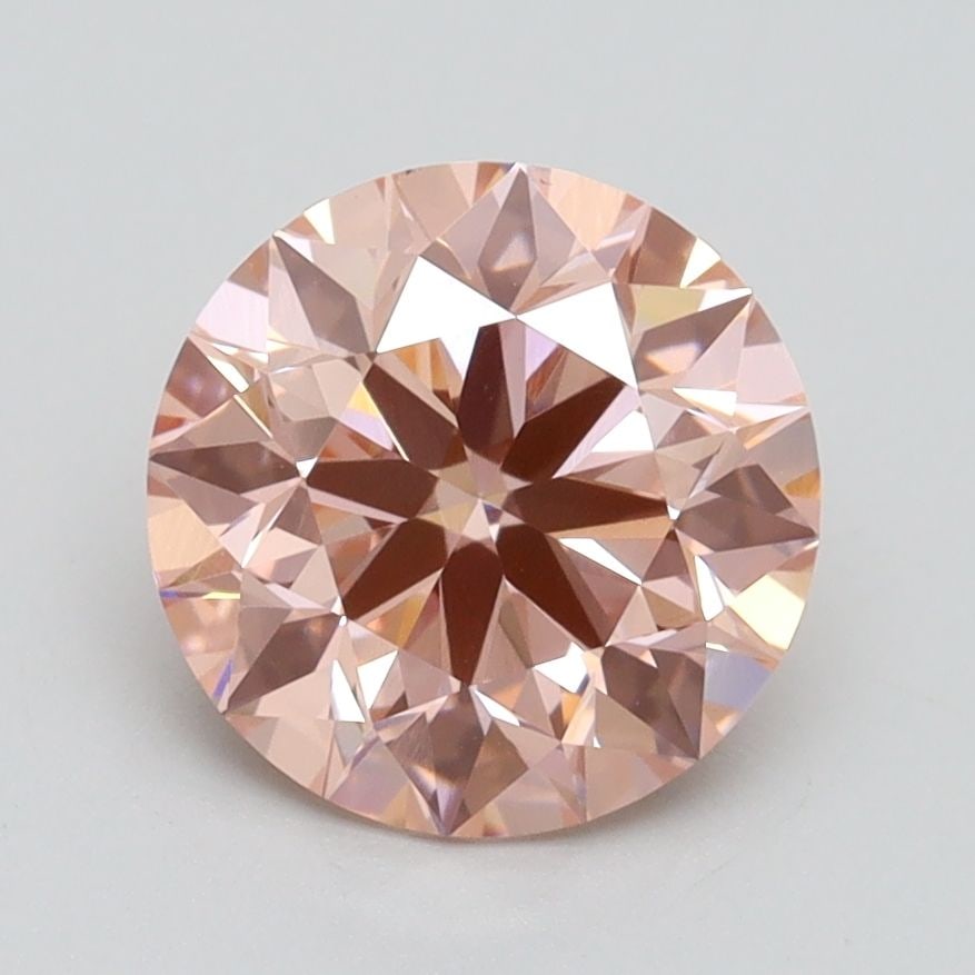 Loose Diamond - ROUND 2.03ct Fancy Intense Pink VS1: Loose Diamond - ROUND 2.03ct Fancy Intense Pink VS1 Source: This is a real non-mined Diamond that has been grown in a lab Shape: ROUND Carats: 2.03 Color: Fancy Intense Pink Certification: IGI Video: