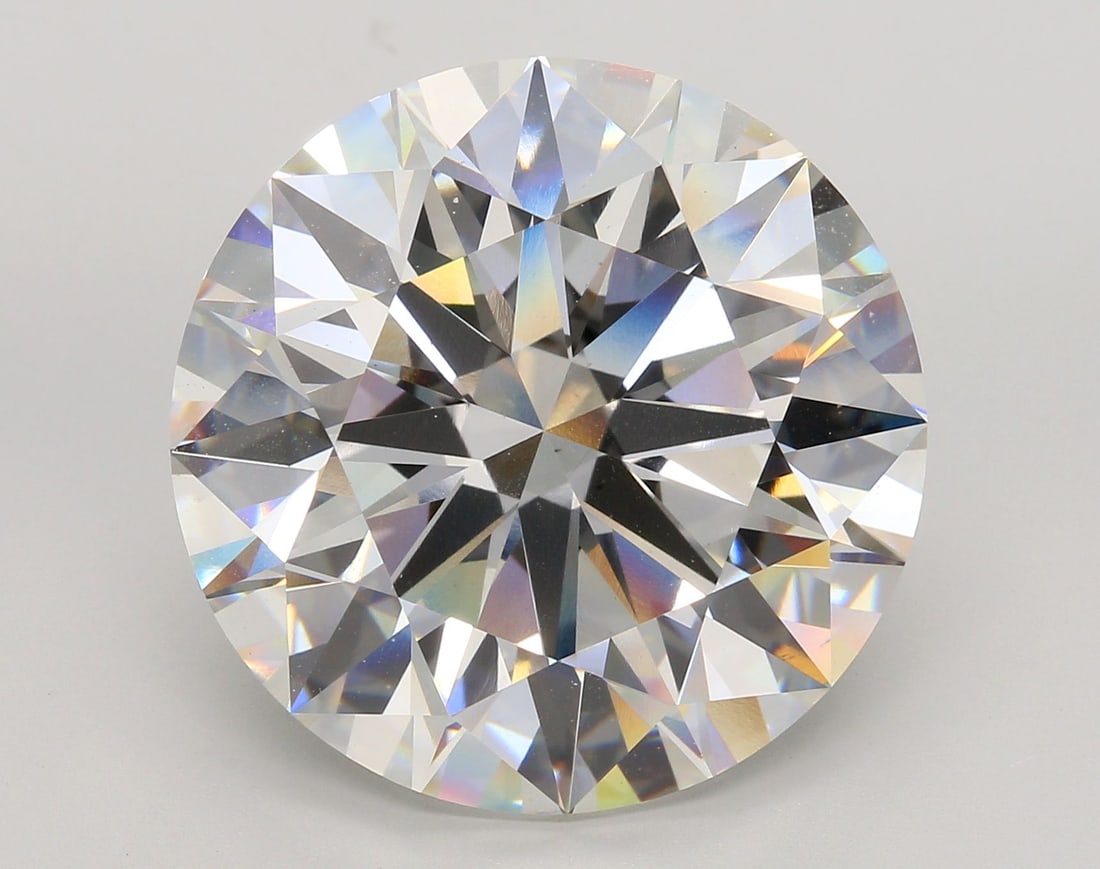 Ideal Loose Diamond - ROUND 23.65ct H VS1: Ideal Loose Diamond - ROUND 23.65ct H VS1 Source: This is a real non-mined Diamond that has been grown in a lab Shape: ROUND Carats: 23.65 Color: H Clarity: VS1 Certification: IGI Video:
