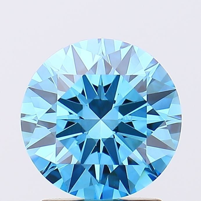 Ideal Loose Diamond - ROUND 1.86ct Fancy Vivid Blue VS1: Ideal Loose Diamond - ROUND 1.86ct Fancy Vivid Blue VS1 Source: This is a real non-mined Diamond that has been grown in a lab Shape: ROUND Carats: 1.86 Color: Fancy Vivid Blue Certification: IGI Video
