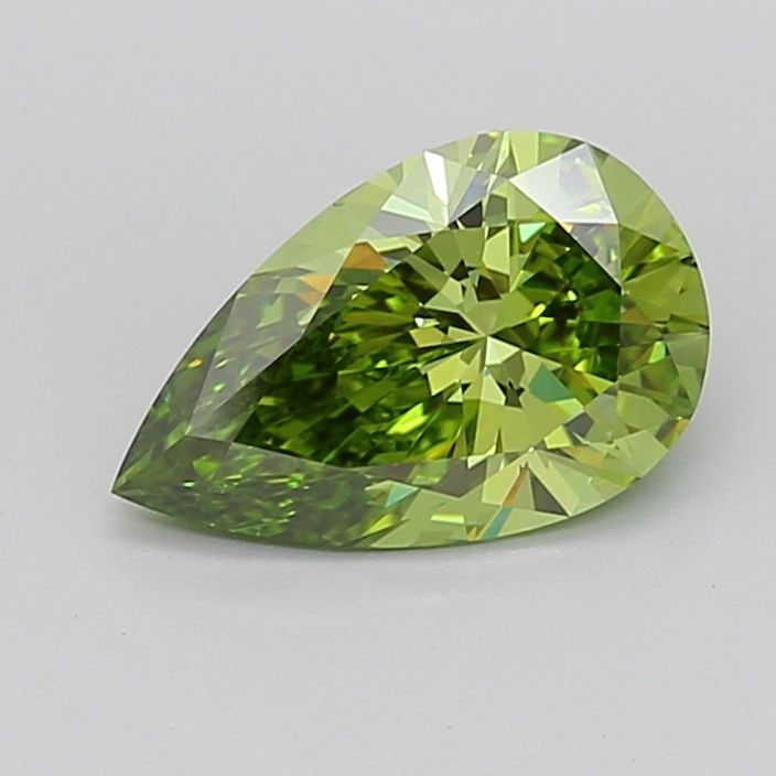 Loose Diamond - PEAR 2.57ct Fancy Vivid Green VVS2 (1 of 1)