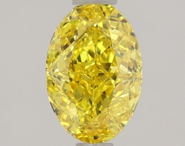 Loose Diamond - OVAL 1.03ct Fancy Vivid Yellow VS1: Loose Diamond - OVAL 1.03ct Fancy Vivid Yellow VS1 Source: This is a real non-mined Diamond that has been grown in a lab Shape: OVAL Carats: 1.03 Color: Fancy Vivid Yellow Certification: IGI Video: