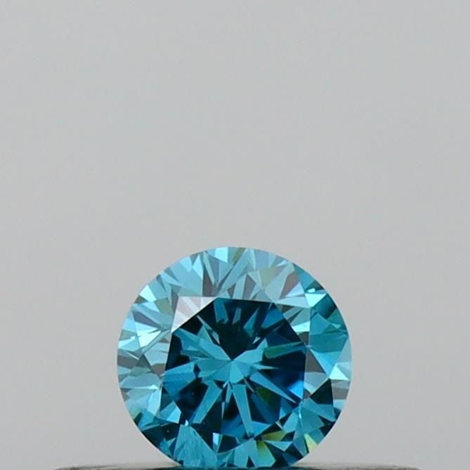 Loose Diamond - ROUND 0.18ct Fancy Vivid Blue VS2 (1 of 1)