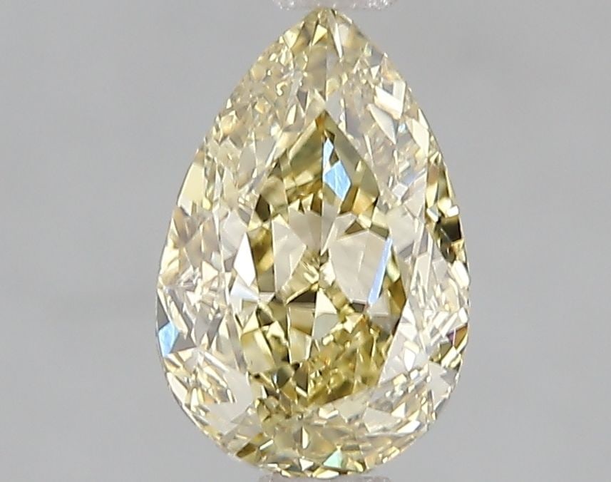 Loose Diamond - PEAR 1.5ct Fancy Intense Gray Yellow VS2: Loose Diamond - PEAR 1.5ct Fancy Intense Gray Yellow VS2 Source: This is a real non-mined Diamond that has been grown in a lab Shape: PEAR Carats: 1.5 Color: Fancy Intense Gray Yellow Certification: I