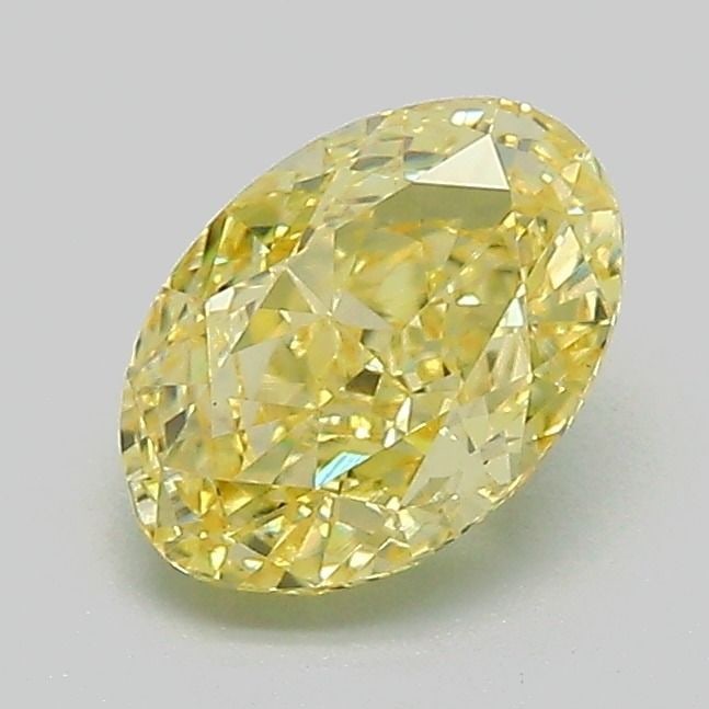 Loose Diamond - OVAL 1.09ct Fancy Intense Yellow VVS2: Loose Diamond - OVAL 1.09ct Fancy Intense Yellow VVS2 Source: This is a real non-mined Diamond that has been grown in a lab Shape: OVAL Carats: 1.09 Color: Fancy Intense Yellow Certification: IGI Vide