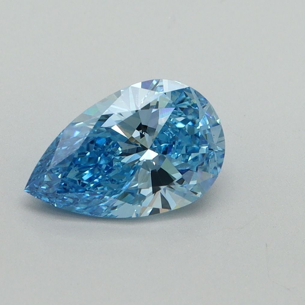 Loose Diamond - PEAR 1.16ct Fancy Vivid Blue VS2: Loose Diamond - PEAR 1.16ct Fancy Vivid Blue VS2 Source: This is a real non-mined Diamond that has been grown in a lab Shape: PEAR Carats: 1.16 Color: Fancy Vivid Blue Certification: IGI Video: