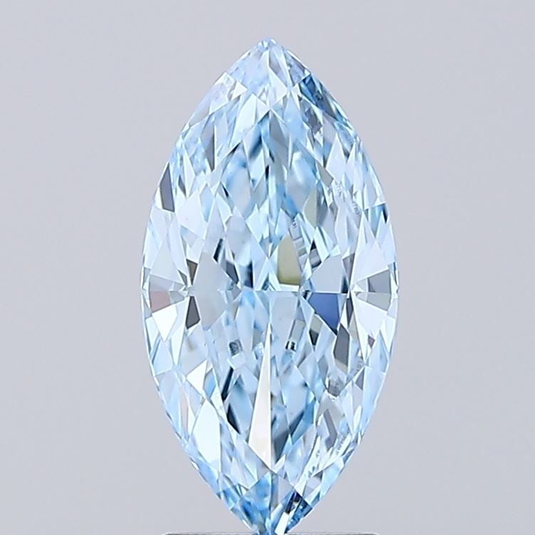 Loose Diamond - MARQUISE 2.67ct Fancy Vivid Blue VVS2: Loose Diamond - MARQUISE 2.67ct Fancy Vivid Blue VVS2 Source: This is a real non-mined Diamond that has been grown in a lab Shape: MARQUISE Carats: 2.67 Color: Fancy Vivid Blue Certification: IGI Vide