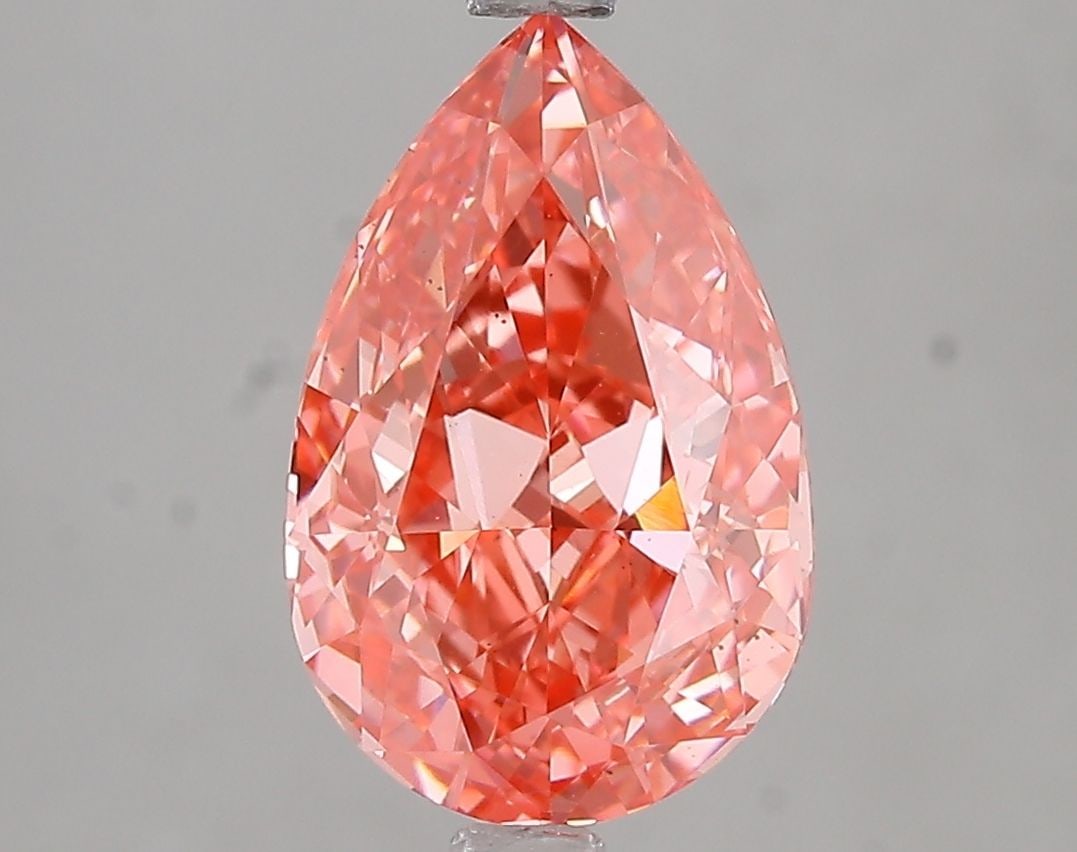 Loose Diamond - PEAR 3.01ct Fancy Vivid Pink VS2 (1 of 1)