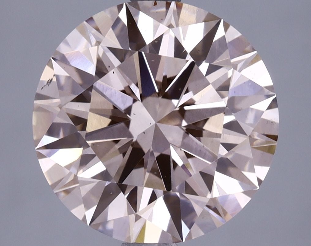 Ideal Loose Diamond - ROUND 2.95ct Fancy Pink VS2: Ideal Loose Diamond - ROUND 2.95ct Fancy Pink VS2 Source: This is a real non-mined Diamond that has been grown in a lab Shape: ROUND Carats: 2.95 Color: Fancy Pink Certification: IGI Video: