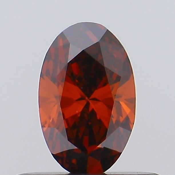 Loose Diamond - OVAL 0.39ct Fancy Vivid Red VS1: Loose Diamond - OVAL 0.39ct Fancy Vivid Red VS1 Source: This is a real non-mined Diamond that has been grown in a lab Shape: OVAL Carats: 0.39 Color: Fancy Vivid Red Certification: NONE Video: