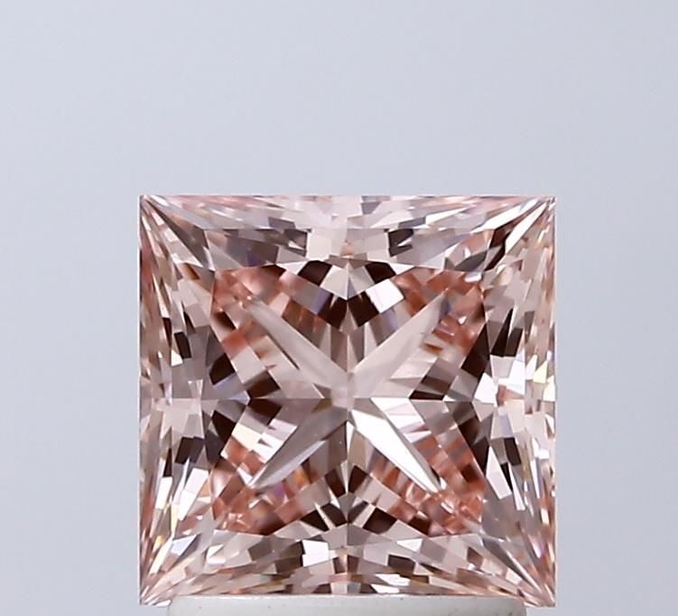Loose Diamond - PRINCESS 2.07ct Fancy Intense Pink VS1: Loose Diamond - PRINCESS 2.07ct Fancy Intense Pink VS1 Source: This is a real non-mined Diamond that has been grown in a lab Shape: PRINCESS Carats: 2.07 Color: Fancy Intense Pink Certification: IGI V