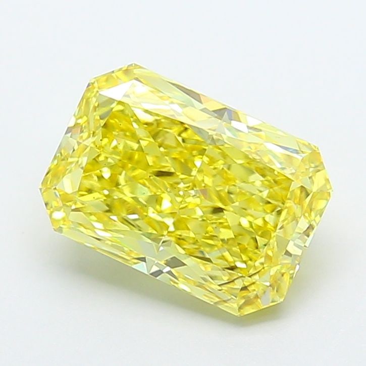 Loose Diamond - RADIANT 4.02ct Fancy Vivid Yellow VS2: Loose Diamond - RADIANT 4.02ct Fancy Vivid Yellow VS2 Source: This is a real non-mined Diamond that has been grown in a lab Shape: RADIANT Carats: 4.02 Color: Fancy Vivid Yellow Certification: IGI Vid