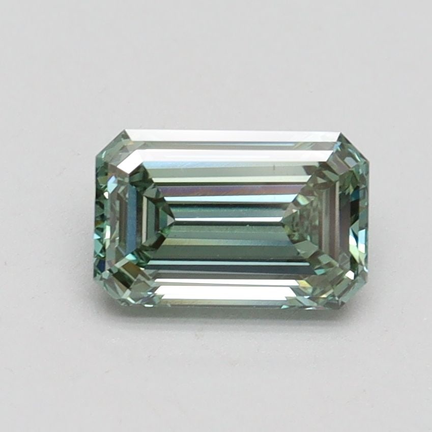 Loose Diamond - EMERALD 1.01ct Fancy Intense Green VS1 (1 of 1)