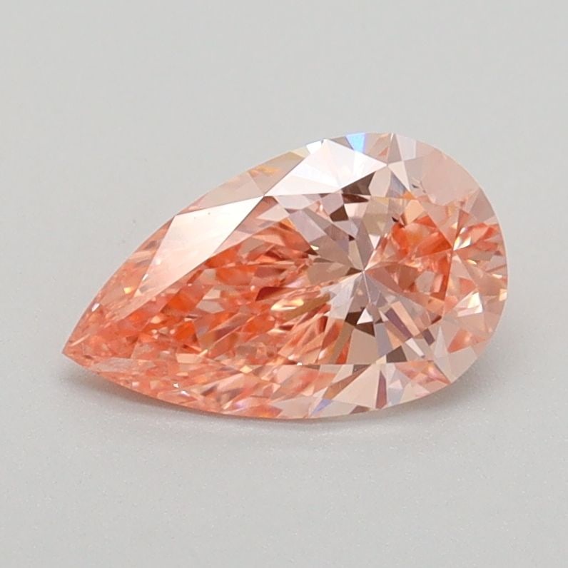 Loose Diamond - PEAR 0.84ct Fancy Vivid Pink SI1: Loose Diamond - PEAR 0.84ct Fancy Vivid Pink SI1 Source: This is a real non-mined Diamond that has been grown in a lab Shape: PEAR Carats: 0.84 Color: Fancy Vivid Pink Certification: IGI Video: