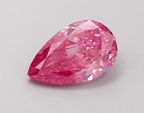 Loose Diamond - PEAR 0.46ct Fancy Vivid Pink SI1: Loose Diamond - PEAR 0.46ct Fancy Vivid Pink SI1 Source: This is a real non-mined Diamond that has been grown in a lab Shape: PEAR Carats: 0.46 Color: Fancy Vivid Pink Certification: IGI Video: