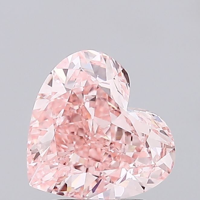 Loose Diamond - HEART 2.31ct Fancy Intense Pink VVS2: Loose Diamond - HEART 2.31ct Fancy Intense Pink VVS2 Source: This is a real non-mined Diamond that has been grown in a lab Shape: HEART Carats: 2.31 Color: Fancy Intense Pink Certification: IGI Video: