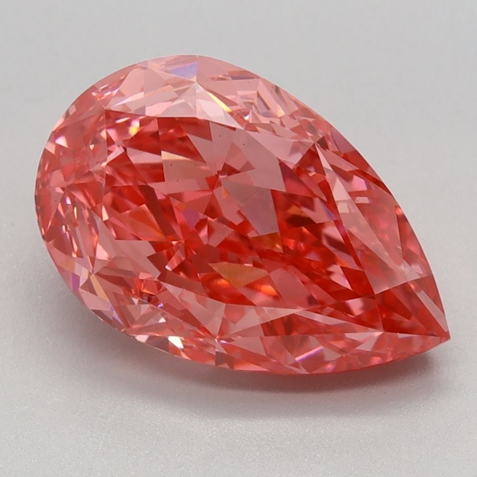 Loose Diamond - PEAR 2.74ct Fancy Vivid Pink VS1: Loose Diamond - PEAR 2.74ct Fancy Vivid Pink VS1 Source: This is a real non-mined Diamond that has been grown in a lab Shape: PEAR Carats: 2.74 Color: Fancy Vivid Pink Certification: IGI Video: