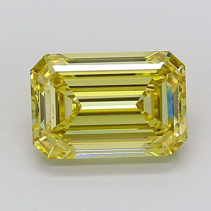 Loose Diamond - EMERALD 4.86ct Fancy Intense Yellow VVS2 (1 of 1)