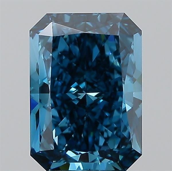 Loose Diamond - RADIANT 3.03ct Fancy Vivid Blue VVS1 (1 of 1)