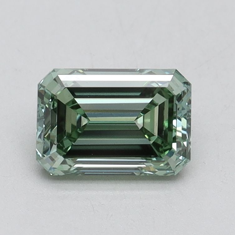 Loose Diamond - EMERALD 1.0ct Fancy Vivid Green VS1 (1 of 1)