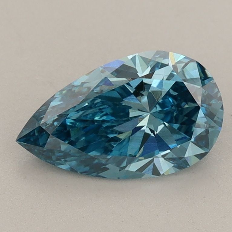 Loose Diamond - PEAR 1.19ct Fancy Vivid Blue VS1: Loose Diamond - PEAR 1.19ct Fancy Vivid Blue VS1 Source: This is a real non-mined Diamond that has been grown in a lab Shape: PEAR Carats: 1.19 Color: Fancy Vivid Blue Certification: IGI Video: