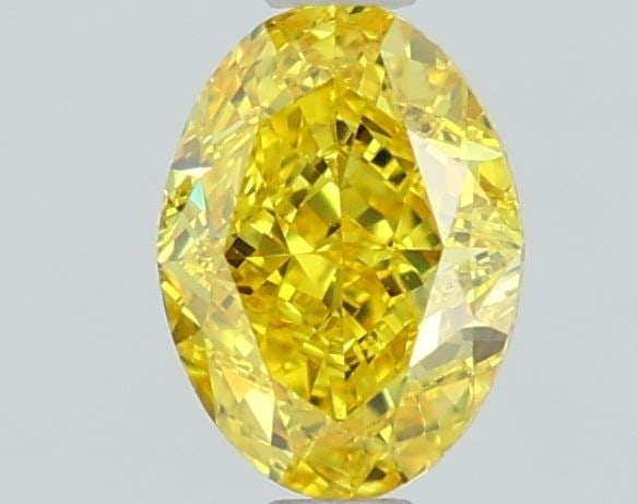 Loose Diamond - OVAL 1.04ct Fancy Vivid Yellow VVS2: Loose Diamond - OVAL 1.04ct Fancy Vivid Yellow VVS2 Source: This is a real non-mined Diamond that has been grown in a lab Shape: OVAL Carats: 1.04 Color: Fancy Vivid Yellow Certification: IGI Video: