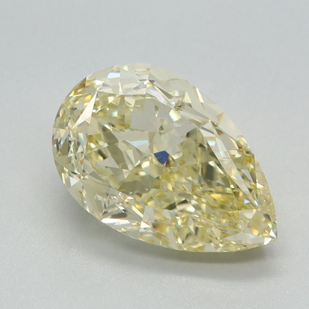 Loose Diamond - PEAR 2.29ct Fancy Intense Yellow VVS2: Loose Diamond - PEAR 2.29ct Fancy Intense Yellow VVS2 Source: This is a real non-mined Diamond that has been grown in a lab Shape: PEAR Carats: 2.29 Color: Fancy Intense Yellow Certification: IGI Vide