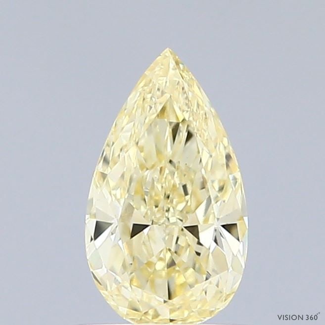 Loose Diamond - PEAR 0.87ct Fancy Yellow VVS2: Loose Diamond - PEAR 0.87ct Fancy Yellow VVS2 Source: This is a real non-mined Diamond that has been grown in a lab Shape: PEAR Carats: 0.87 Color: Fancy Yellow Certification: IGI Video: