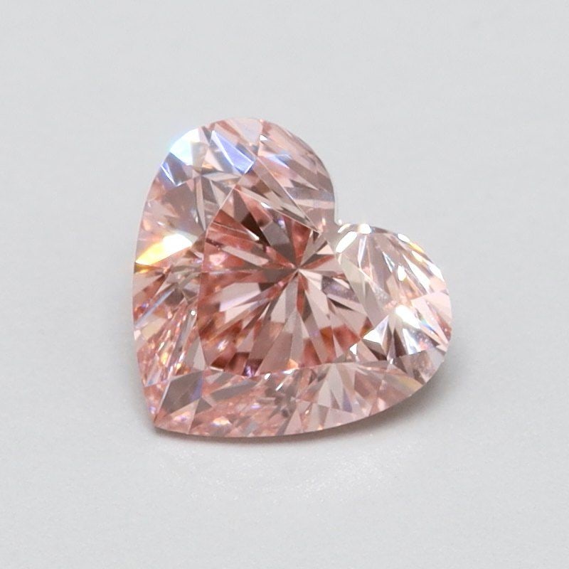 Loose Diamond - HEART 0.4ct Fancy Intense Pink VS2: Loose Diamond - HEART 0.4ct Fancy Intense Pink VS2 Source: This is a real non-mined Diamond that has been grown in a lab Shape: HEART Carats: 0.4 Color: Fancy Intense Pink Certification: NONE Video:
