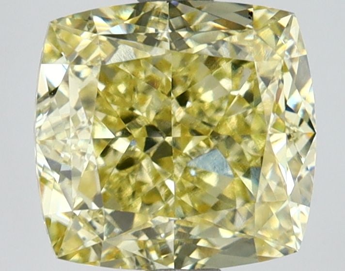 Loose Diamond - CUSHION MODIFIED 2.72ct Fancy Intense Yellow VS1: Loose Diamond - CUSHION MODIFIED 2.72ct Fancy Intense Yellow VS1 Source: This is a real non-mined Diamond that has been grown in a lab Shape: CUSHION MODIFIED Carats: 2.72 Color: Fancy Intense Yellow