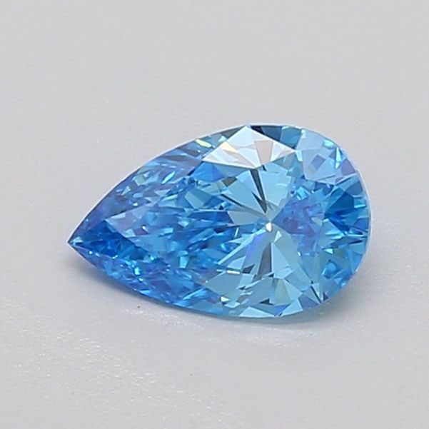 Loose Diamond - PEAR 0.47ct Fancy Vivid Blue VVS2: Loose Diamond - PEAR 0.47ct Fancy Vivid Blue VVS2 Source: This is a real non-mined Diamond that has been grown in a lab Shape: PEAR Carats: 0.47 Color: Fancy Vivid Blue Certification: IGI Video: