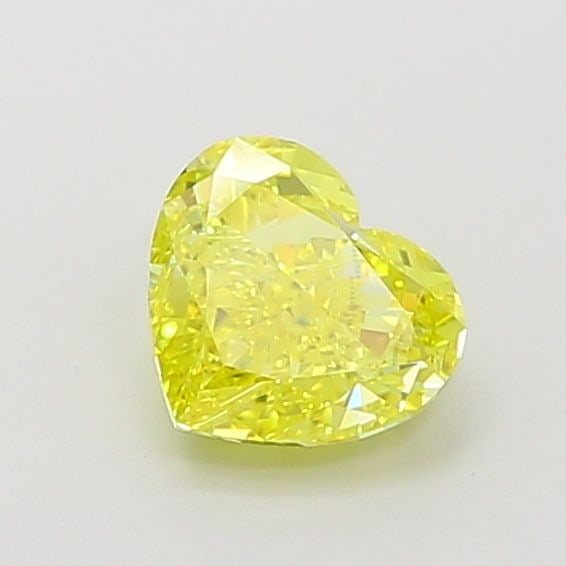 Loose Diamond - HEART 1.07ct Fancy Vivid Yellow VVS2: Loose Diamond - HEART 1.07ct Fancy Vivid Yellow VVS2 Source: This is a real non-mined Diamond that has been grown in a lab Shape: HEART Carats: 1.07 Color: Fancy Vivid Yellow Certification: IGI Video: