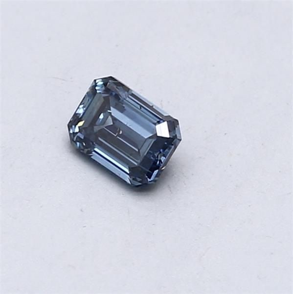 Loose Diamond - EMERALD 0.3ct Fancy Deep Blue SI2 (1 of 1)
