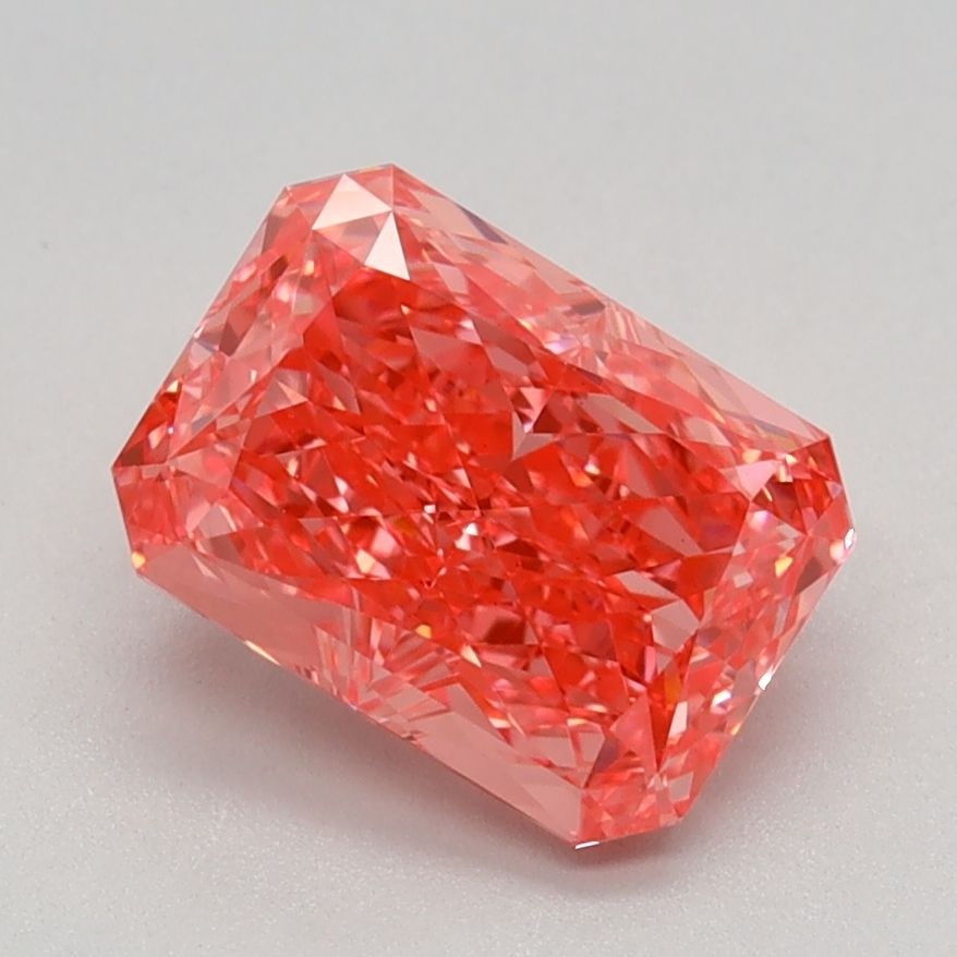 Loose Diamond - RADIANT 1.67ct Fancy Vivid Pink VS1: Loose Diamond - RADIANT 1.67ct Fancy Vivid Pink VS1 Source: This is a real non-mined Diamond that has been grown in a lab Shape: RADIANT Carats: 1.67 Color: Fancy Vivid Pink Certification: IGI Video: