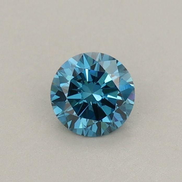Loose Diamond - ROUND 0.33ct Fancy Vivid Blue VS1 (1 of 1)