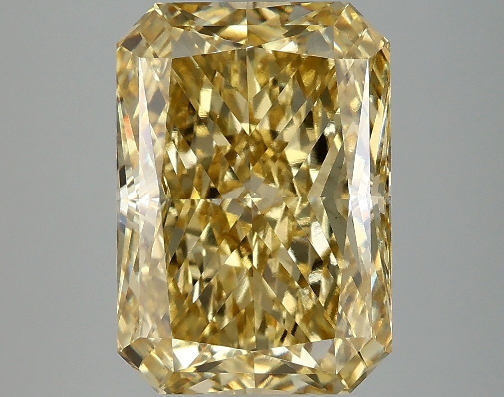Loose Diamond - RADIANT 5.06ct Fancy Vivid Yellow VS1: Loose Diamond - RADIANT 5.06ct Fancy Vivid Yellow VS1 Source: This is a real non-mined Diamond that has been grown in a lab Shape: RADIANT Carats: 5.06 Color: Fancy Vivid Yellow Certification: IGI Vid