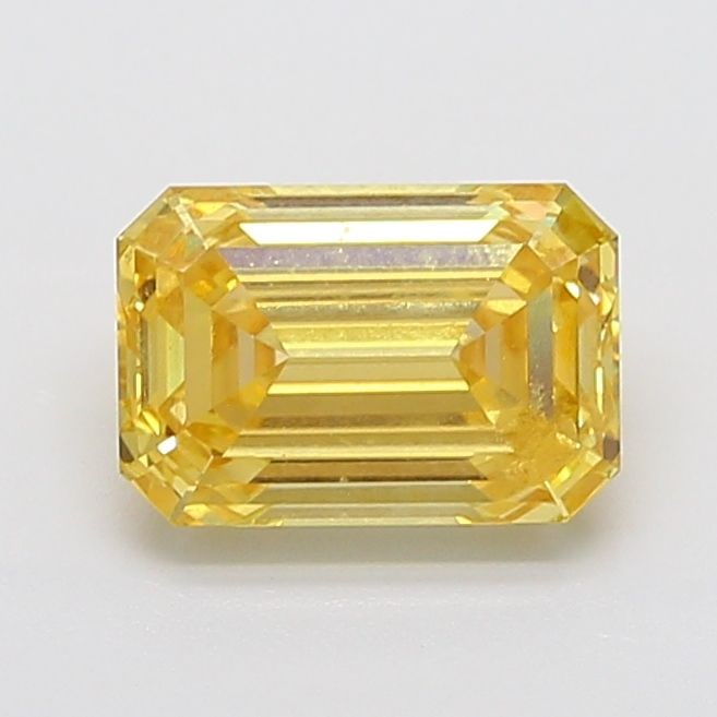 Loose Diamond - EMERALD 3.55ct Fancy Intense Yellow VS1: Loose Diamond - EMERALD 3.55ct Fancy Intense Yellow VS1 Source: This is a real non-mined Diamond that has been grown in a lab Shape: EMERALD Carats: 3.55 Color: Fancy Intense Yellow Certification: IGI