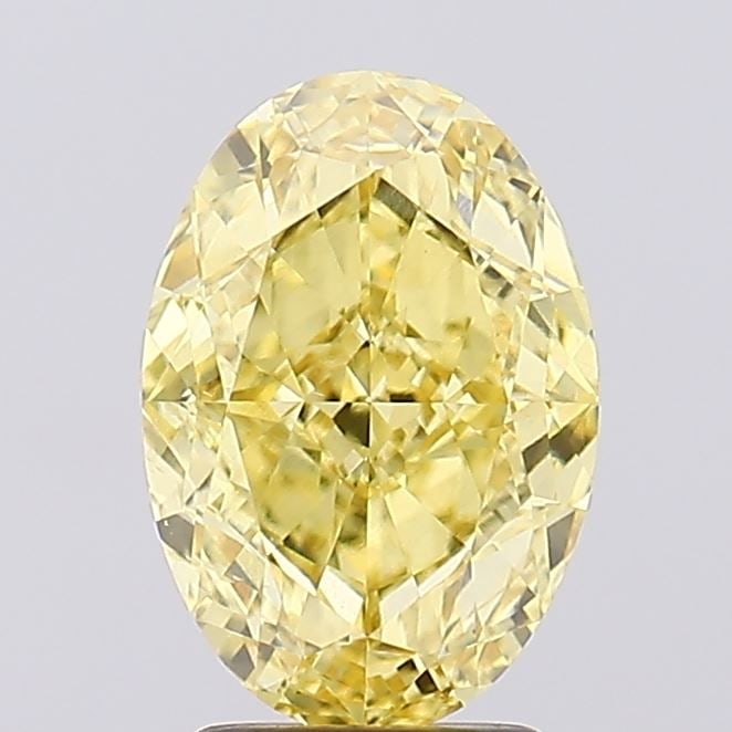 Loose Diamond - OVAL 3.31ct Fancy Vivid Yellow VS1: Loose Diamond - OVAL 3.31ct Fancy Vivid Yellow VS1 Source: This is a real non-mined Diamond that has been grown in a lab Shape: OVAL Carats: 3.31 Color: Fancy Vivid Yellow Certification: IGI Video: