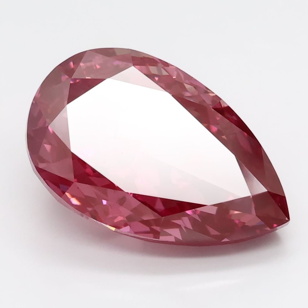 Loose Diamond - PEAR 4.99ct Fancy Vivid Pink VS1 (1 of 1)