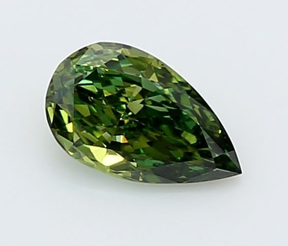 Loose Diamond - PEAR 0.35ct Fancy Vivid Green VVS2 (1 of 1)