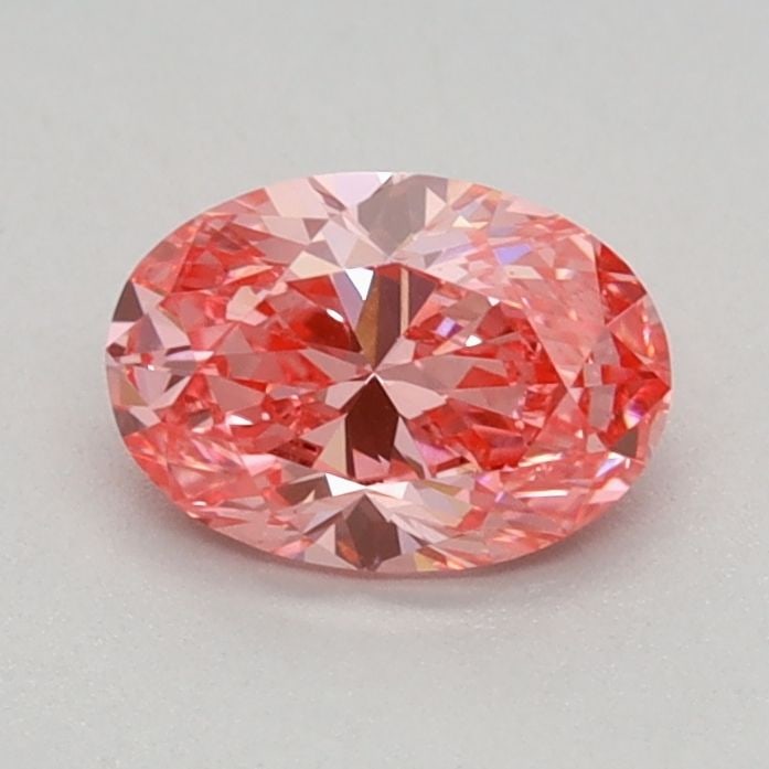 Loose Diamond - OVAL 0.51ct Fancy Vivid Pink VS1: Loose Diamond - OVAL 0.51ct Fancy Vivid Pink VS1 Source: This is a real non-mined Diamond that has been grown in a lab Shape: OVAL Carats: 0.51 Color: Fancy Vivid Pink Certification: IGI Video: