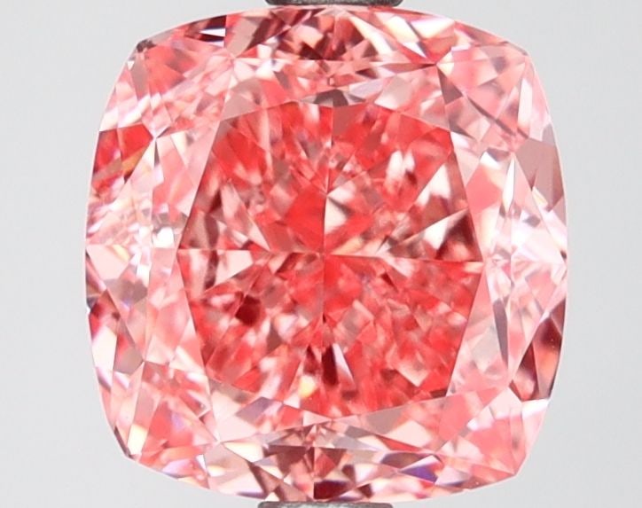 Loose Diamond - CUSHION MODIFIED 2.55ct Fancy Vivid Pink VVS2: Loose Diamond - CUSHION MODIFIED 2.55ct Fancy Vivid Pink VVS2 Source: This is a real non-mined Diamond that has been grown in a lab Shape: CUSHION MODIFIED Carats: 2.55 Color: Fancy Vivid Pink Certifi