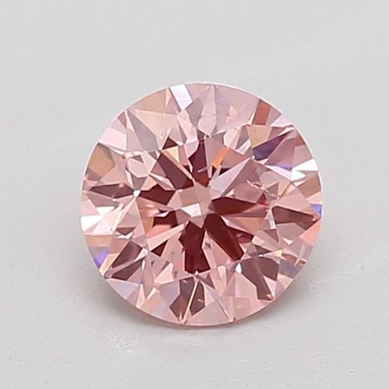 Loose Diamond - ROUND 0.77ct Fancy Vivid Pink SI1: Loose Diamond - ROUND 0.77ct Fancy Vivid Pink SI1 Source: This is a real non-mined Diamond that has been grown in a lab Shape: ROUND Carats: 0.77 Color: Fancy Vivid Pink Certification: NONE The Diamon