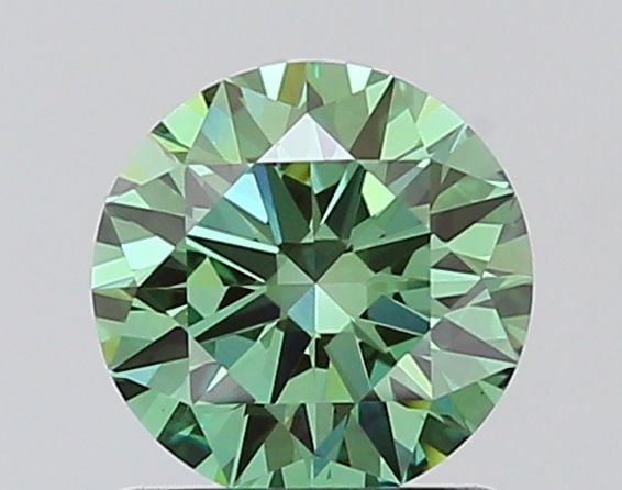 Ideal Loose Diamond - ROUND 1.0ct Fancy Vivid Green VVS2 (1 of 1)