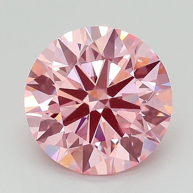 Ideal Loose Diamond - ROUND 2.48ct Fancy Vivid Pink VS1: Ideal Loose Diamond - ROUND 2.48ct Fancy Vivid Pink VS1 Source: This is a real non-mined Diamond that has been grown in a lab Shape: ROUND Carats: 2.48 Color: Fancy Vivid Pink Certification: IGI The D