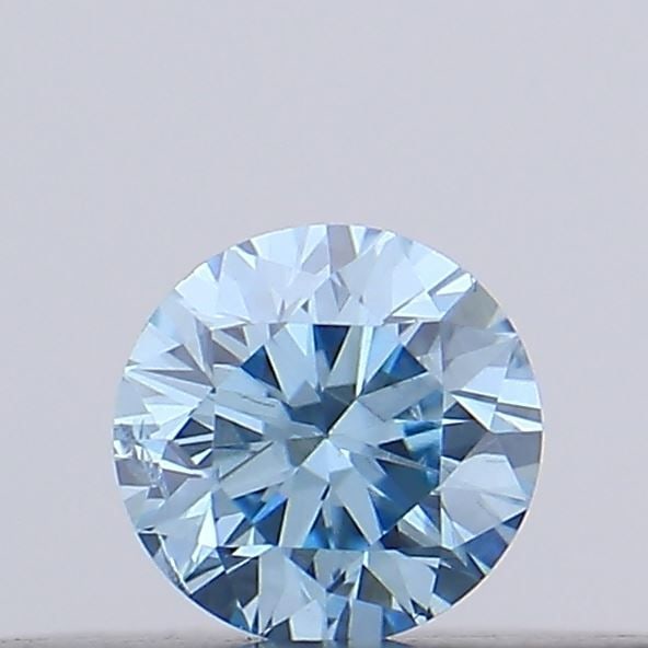 Loose Diamond - ROUND 0.12ct Fancy Vivid Blue VS2: Loose Diamond - ROUND 0.12ct Fancy Vivid Blue VS2 Source: This is a real non-mined Diamond that has been grown in a lab Shape: ROUND Carats: 0.12 Color: Fancy Vivid Blue Certification: IGI Video: