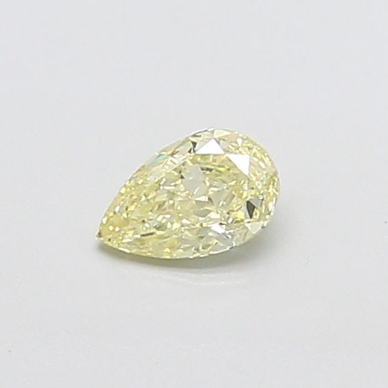 Loose Diamond - PEAR 0.42ct Fancy Light Yellow VS1: Loose Diamond - PEAR 0.42ct Fancy Light Yellow VS1 Source: This is a real non-mined Diamond that has been grown in a lab Shape: PEAR Carats: 0.42 Color: Fancy Light Yellow Certification: IGI Video: