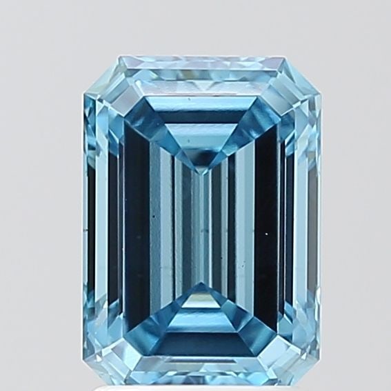 Loose Diamond - EMERALD 2.0ct Fancy Vivid Blue VS2: Loose Diamond - EMERALD 2.0ct Fancy Vivid Blue VS2 Source: This is a real non-mined Diamond that has been grown in a lab Shape: EMERALD Carats: 2.0 Color: Fancy Vivid Blue Certification: IGI Video:
