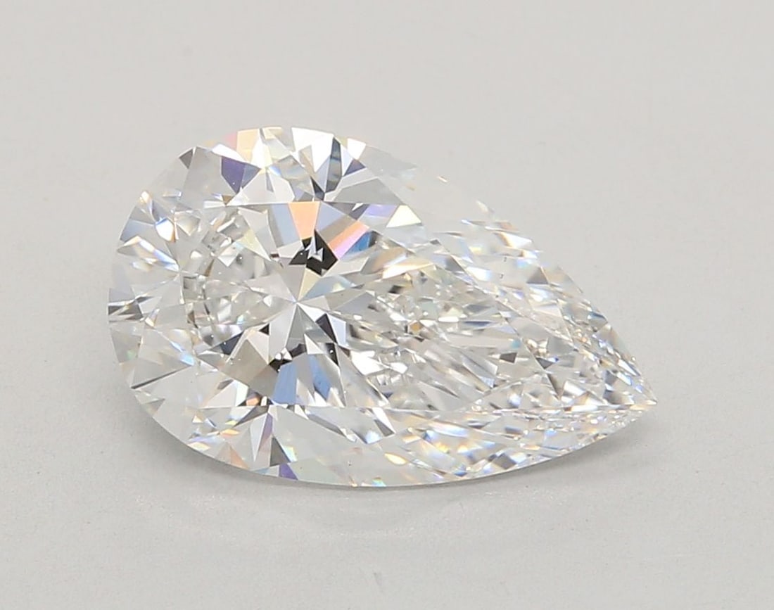 Loose Diamond - PEAR 3.56ct D VS1: Loose Diamond - PEAR 3.56ct D VS1 Source: This is a real non-mined Diamond that has been grown in a lab Shape: PEAR Carats: 3.56 Color: D Clarity: VS1 Certification: IGI Video: