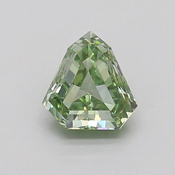 Loose Diamond - SHIELD 0.53ct Fancy Vivid Green VVS2: Loose Diamond - SHIELD 0.53ct Fancy Vivid Green VVS2 Source: This is a real non-mined Diamond that has been grown in a lab Shape: SHIELD Carats: 0.53 Color: Fancy Vivid Green Certification: IGI Video: