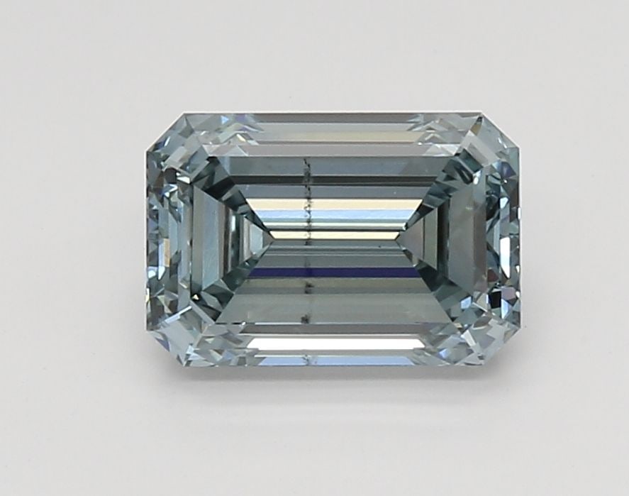 Loose Diamond - EMERALD 2.17ct Fancy Intense Blue VS2: Loose Diamond - EMERALD 2.17ct Fancy Intense Blue VS2 Source: This is a real non-mined Diamond that has been grown in a lab Shape: EMERALD Carats: 2.17 Color: Fancy Intense Blue Certification: IGI Vid